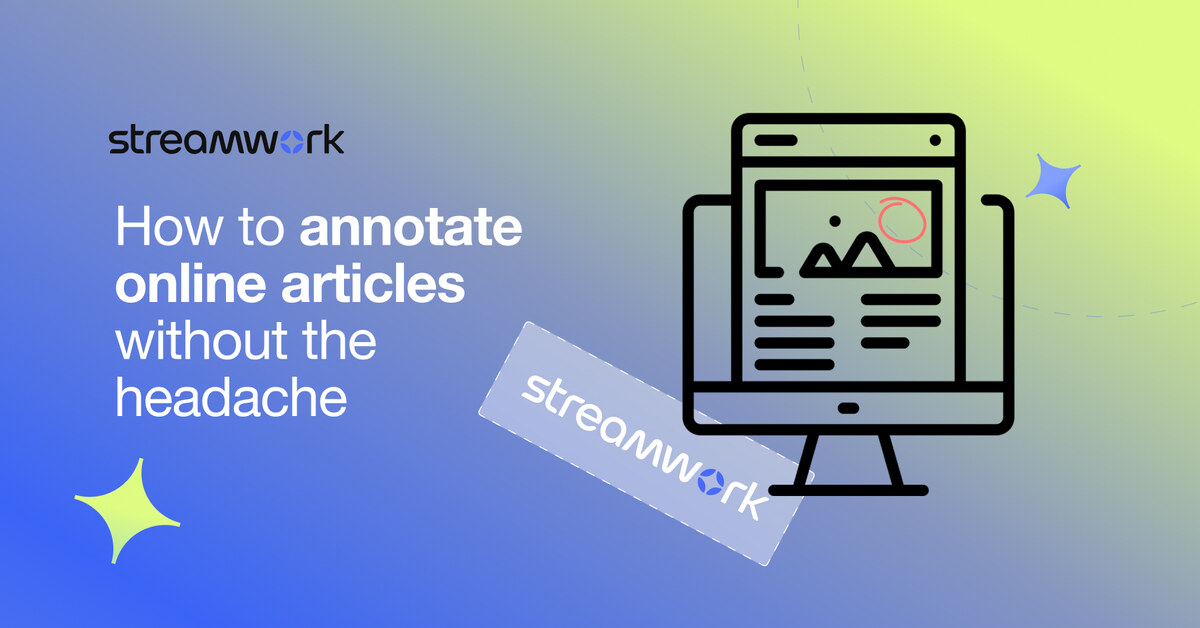 How to annotate online articles