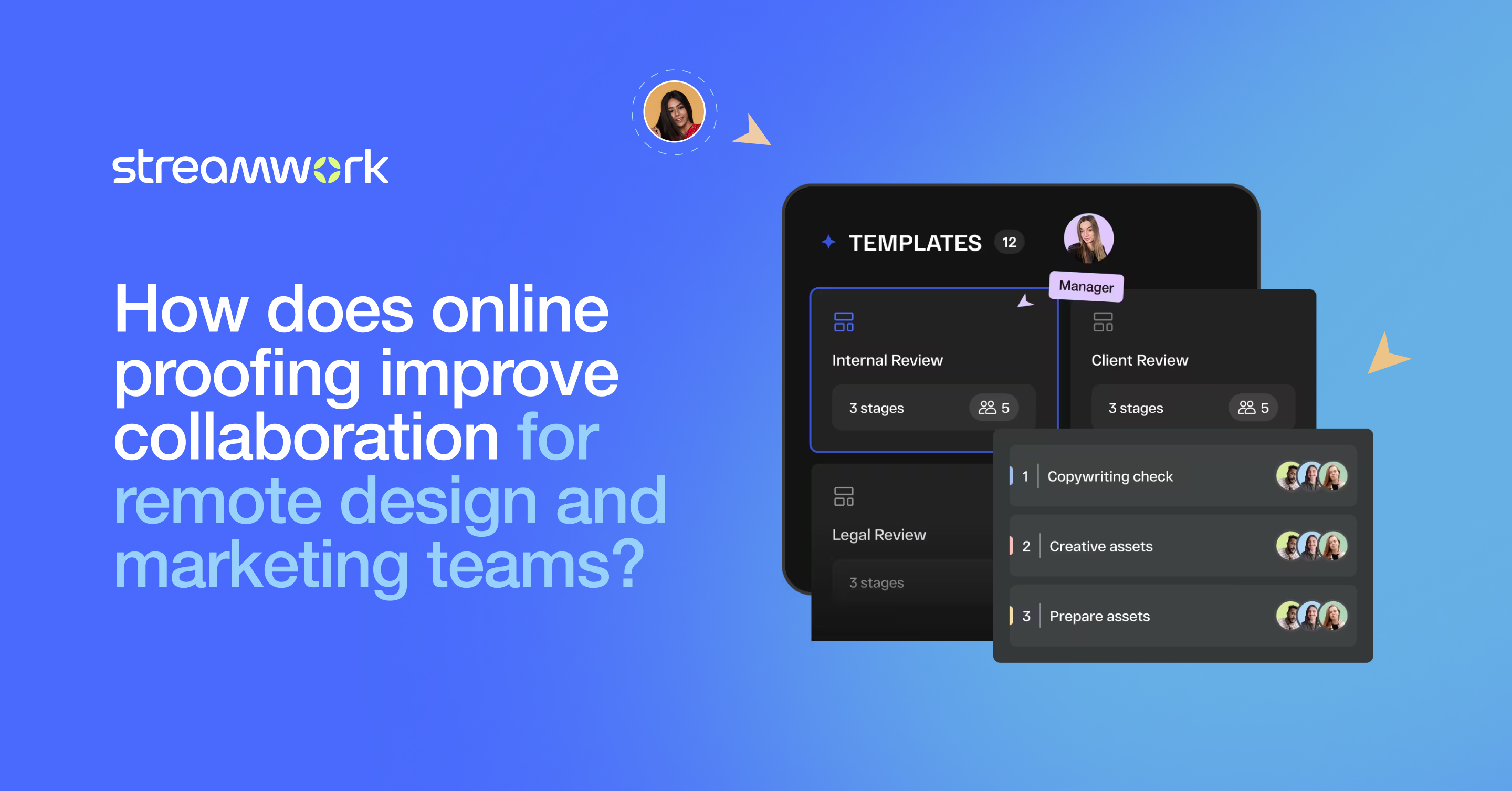 How does online proofing improve collaboration for remote design and marketing teams?