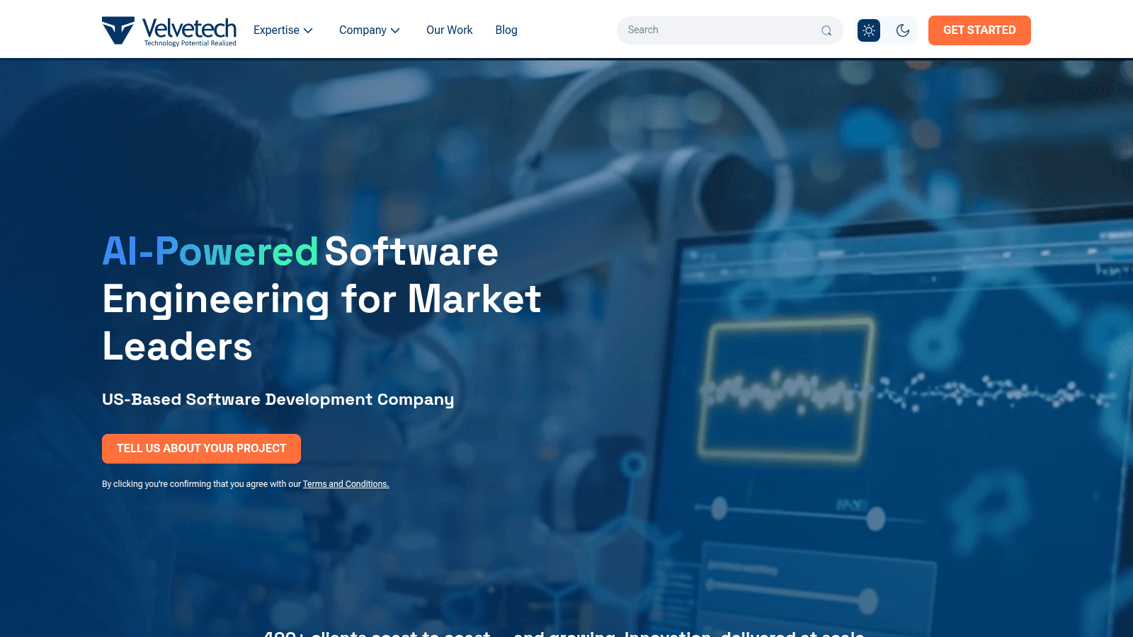 Velvetech as a top software development company in chicago