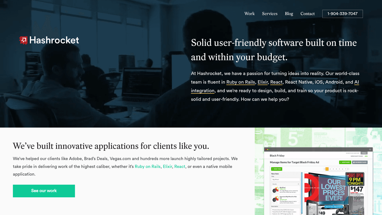 Hashrocket as a top mobile app development company in chicago