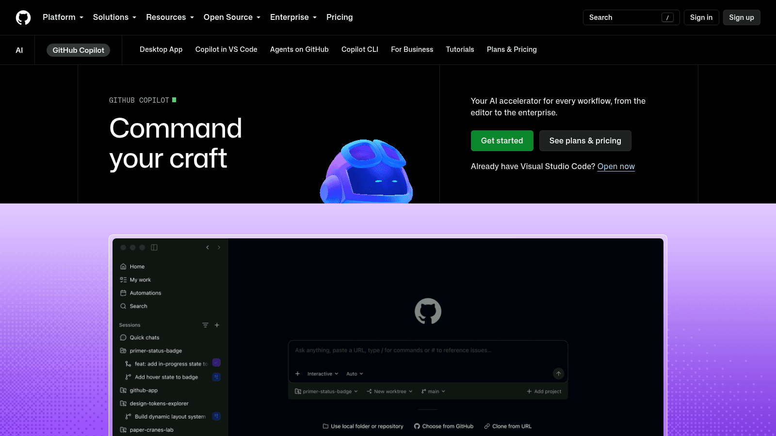 GitHub Copilot as a top application development tool