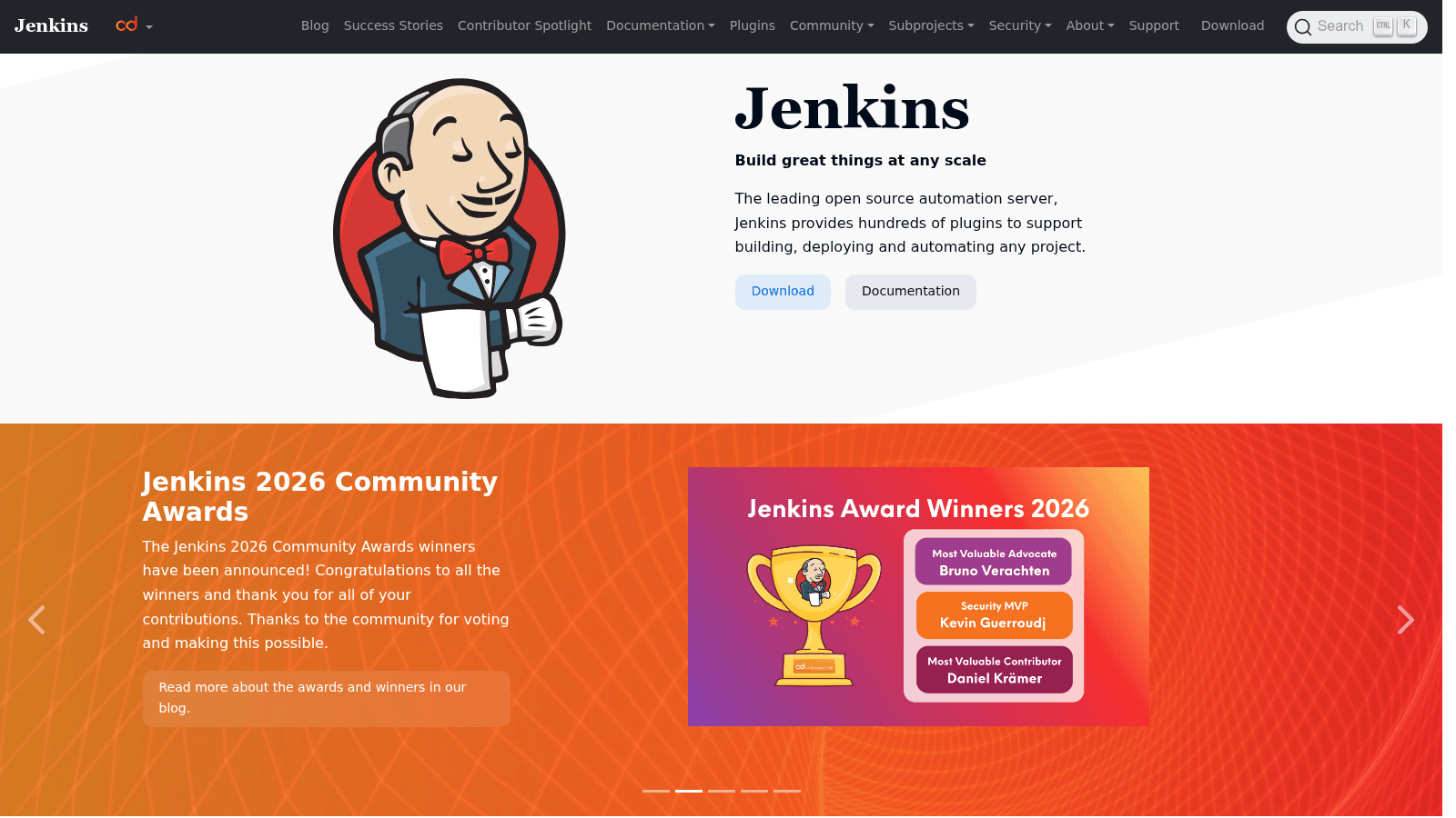Jenkins as a top application development tool