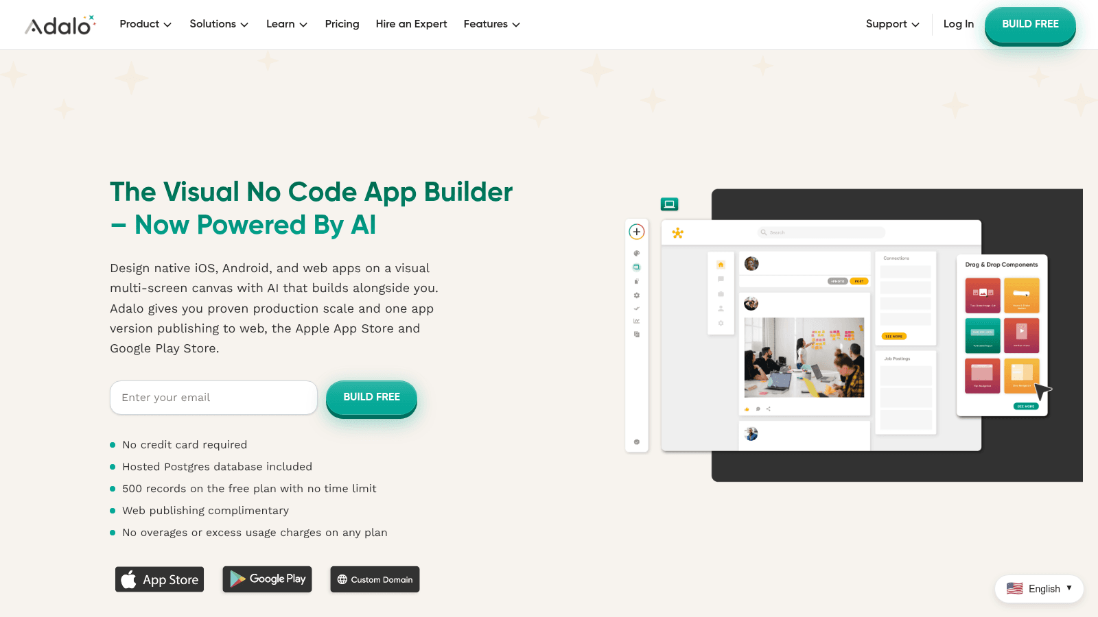 Adalo as a top no code app builder
