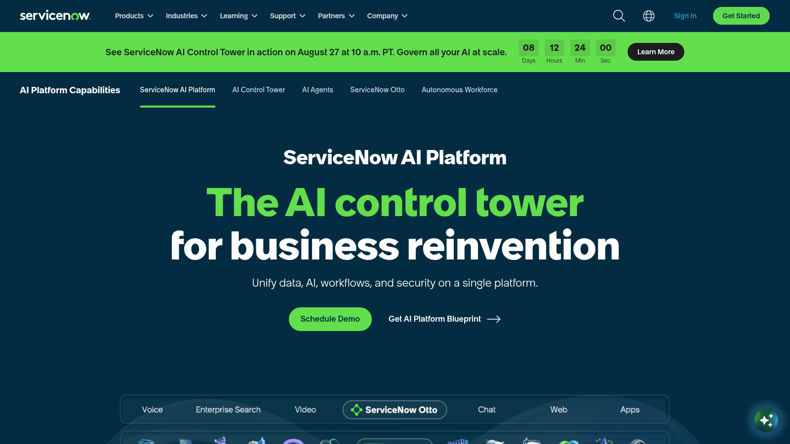 ServiceNow as a top low code platform