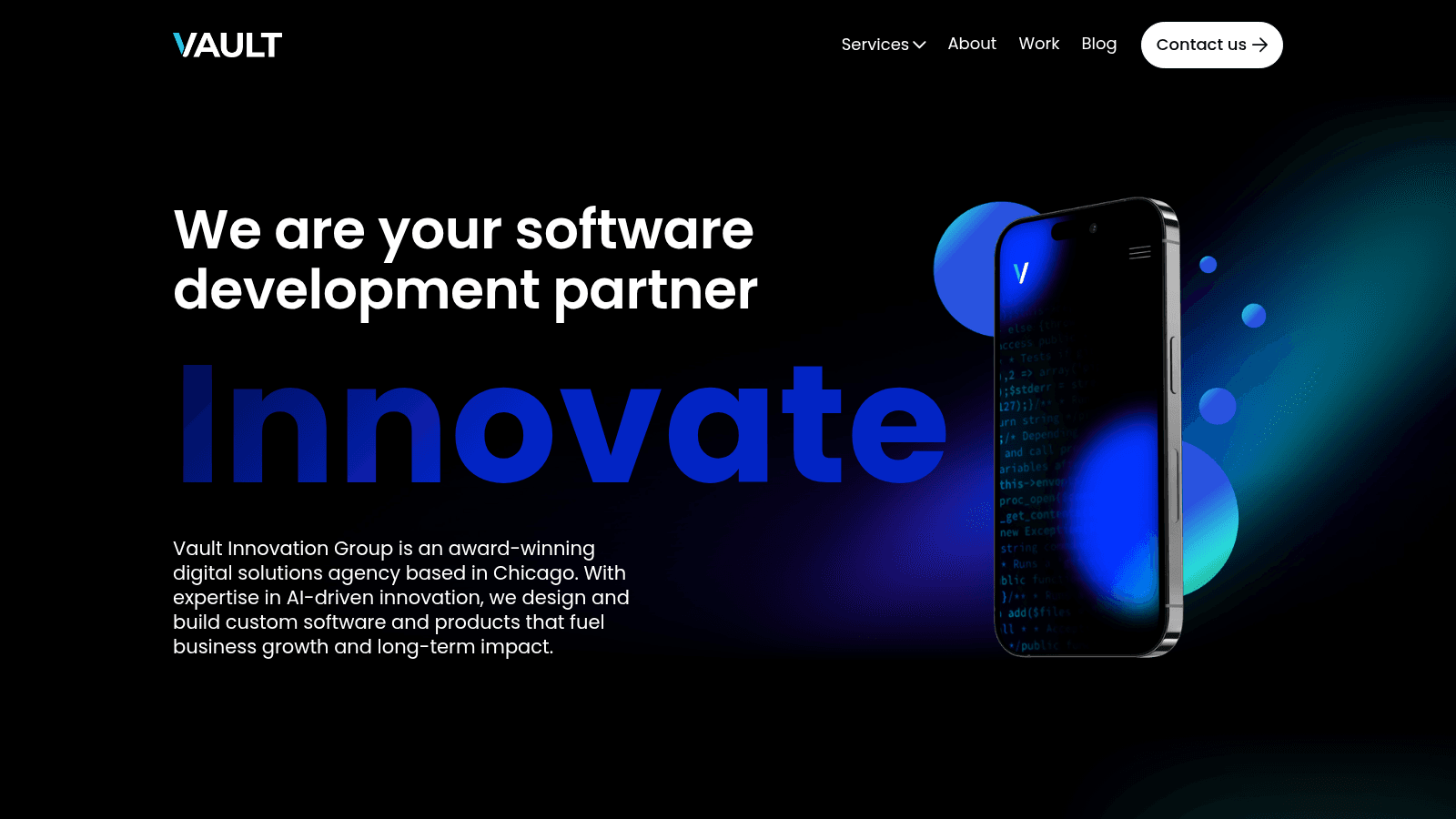 VAULT as a top python development company in usa