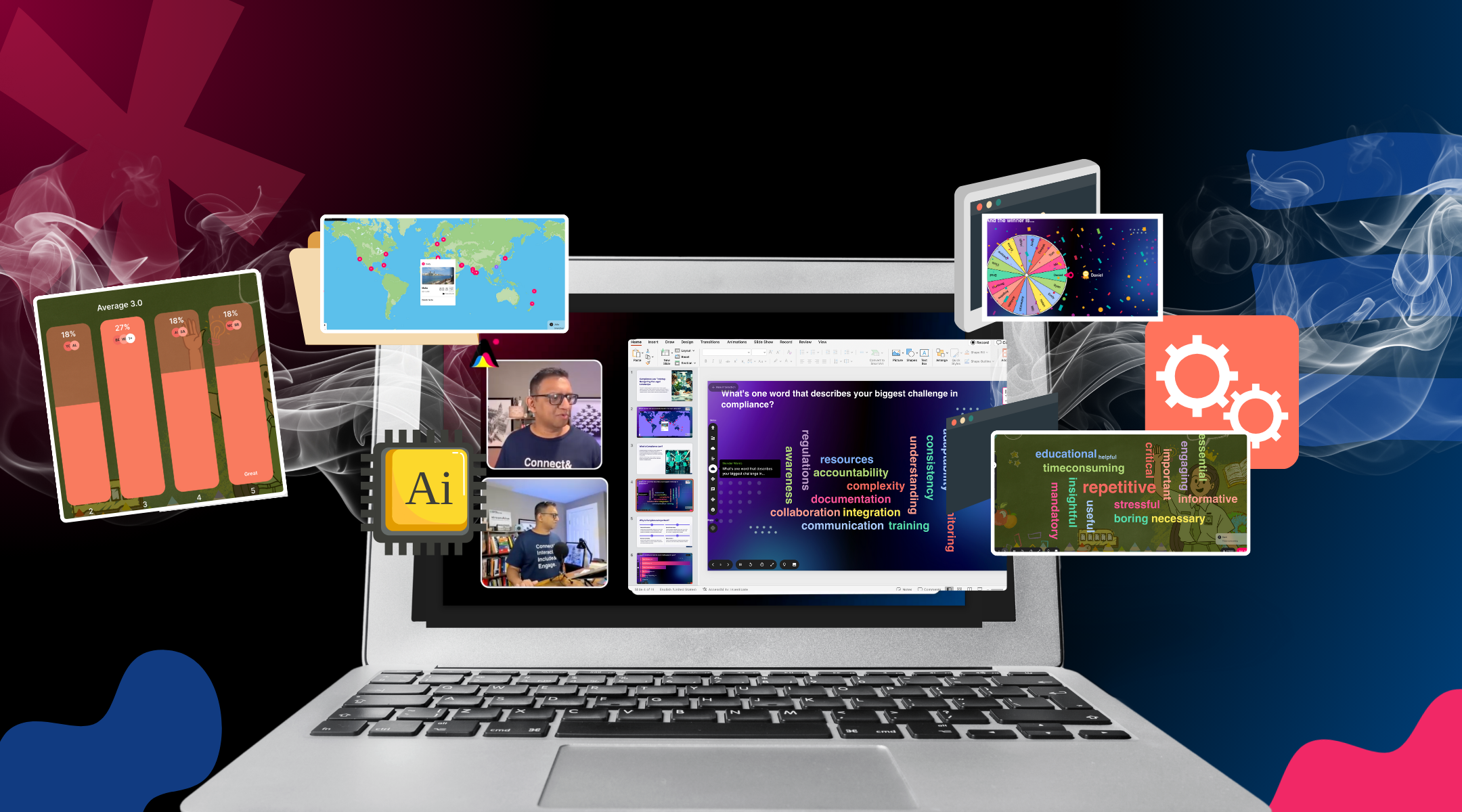 The Best Way to Add Polls, Word Clouds, and Spinner Wheels in PowerPoint