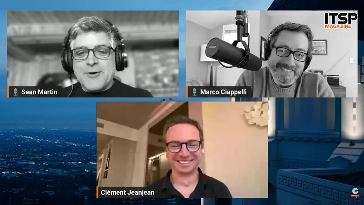 SandboxAQ Senior Director Clément Jeanjean with Sean Martin and Marco Ciappelli on the ITSP magazine podcast