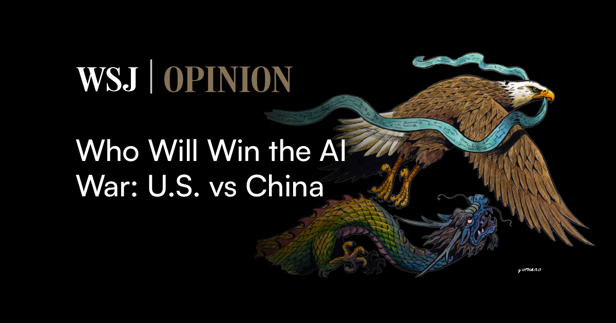 WSJ Opinion graphic featuring Jack Hidary and the headline “America Needs AI That Can Do Math.”