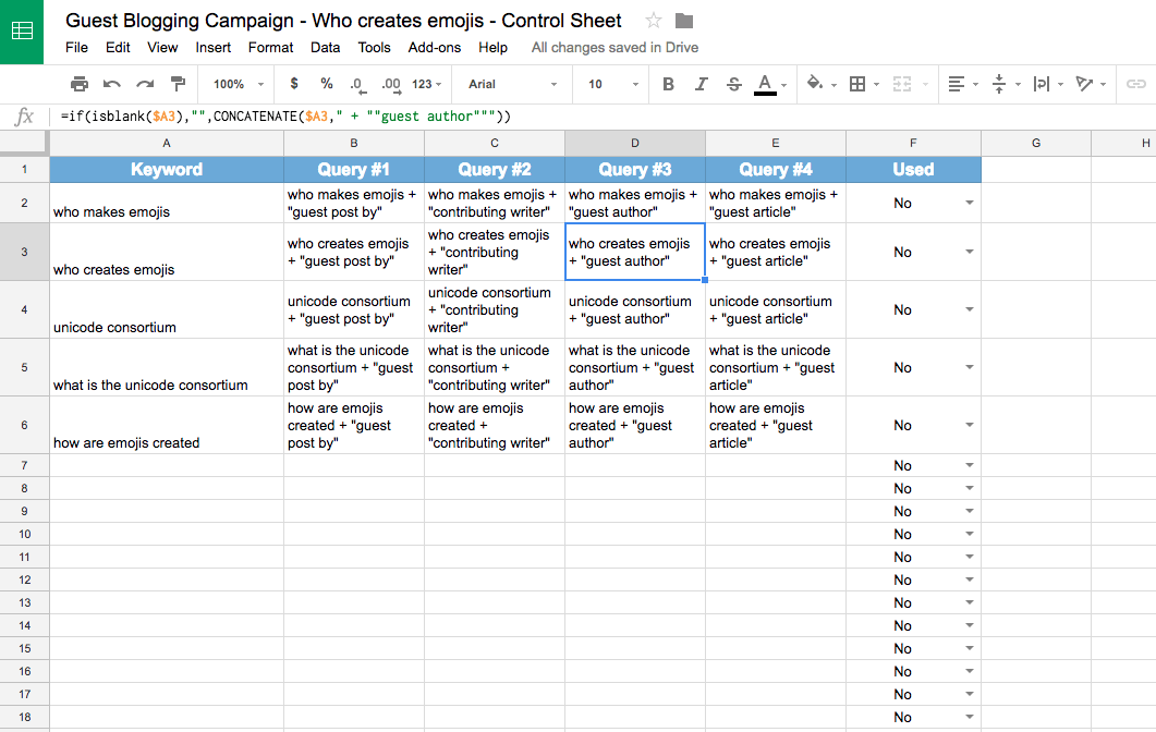 Pasting Keyword in Googl search field