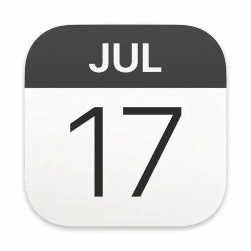 Apple calendar logo