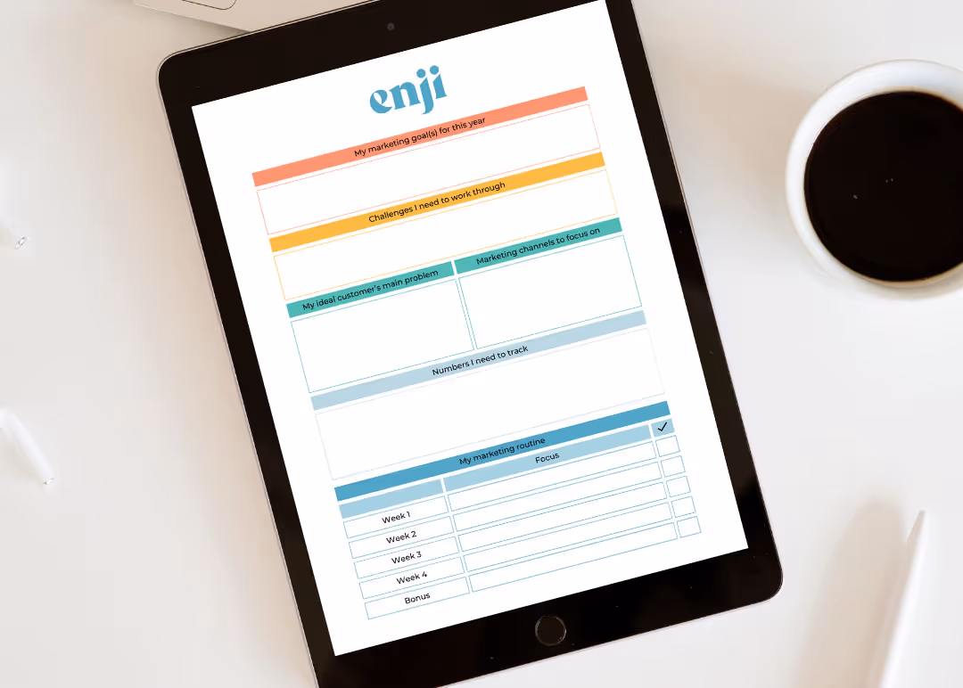 A Marketing Strategy Template for Small Business Owners
