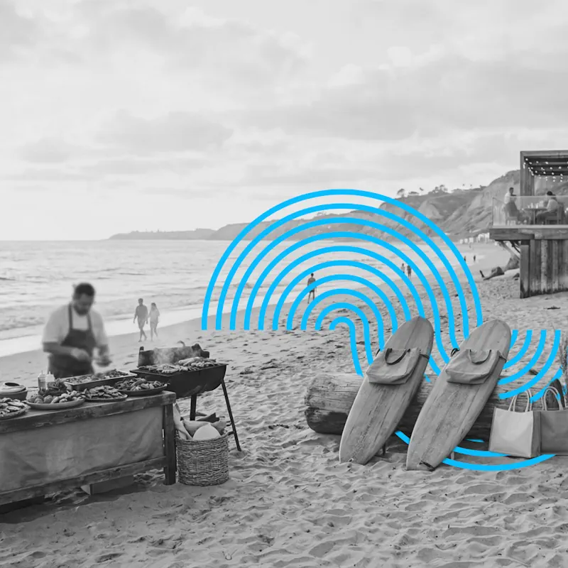 Close-up of a loaded gourmet taco, representing fast-casual restaurant culinary offerings in a PR growth strategy