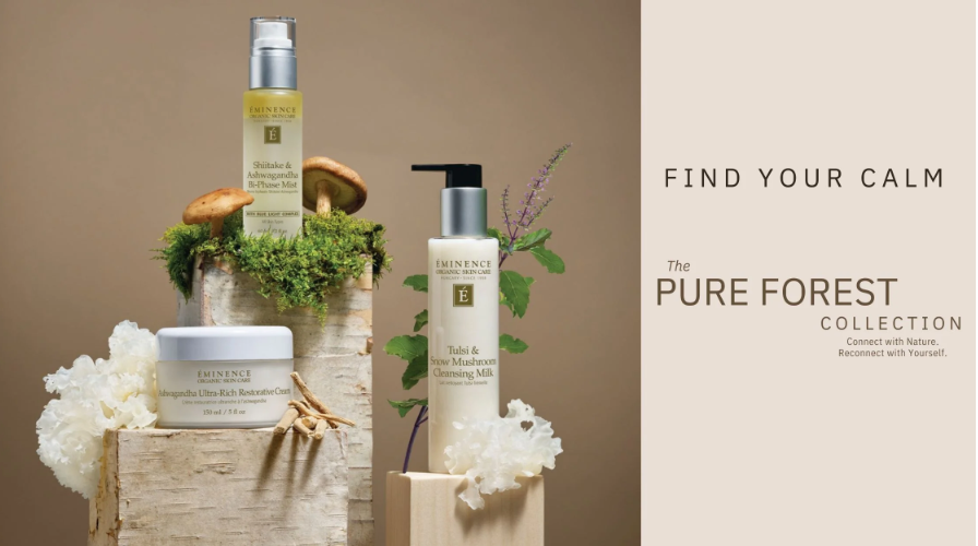 Eminence Organics Pure Forest Collection: Adaptogenic Skincare for Stressed Skin