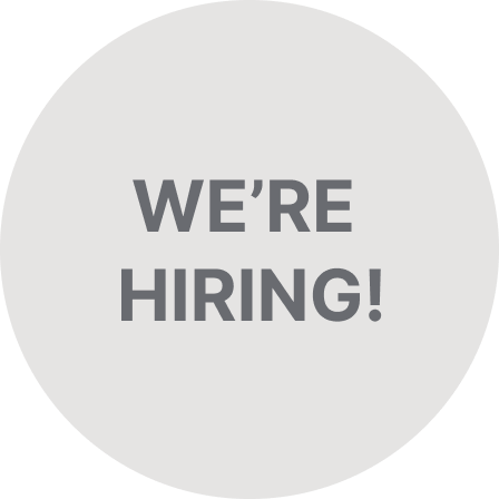 We're Hiring!