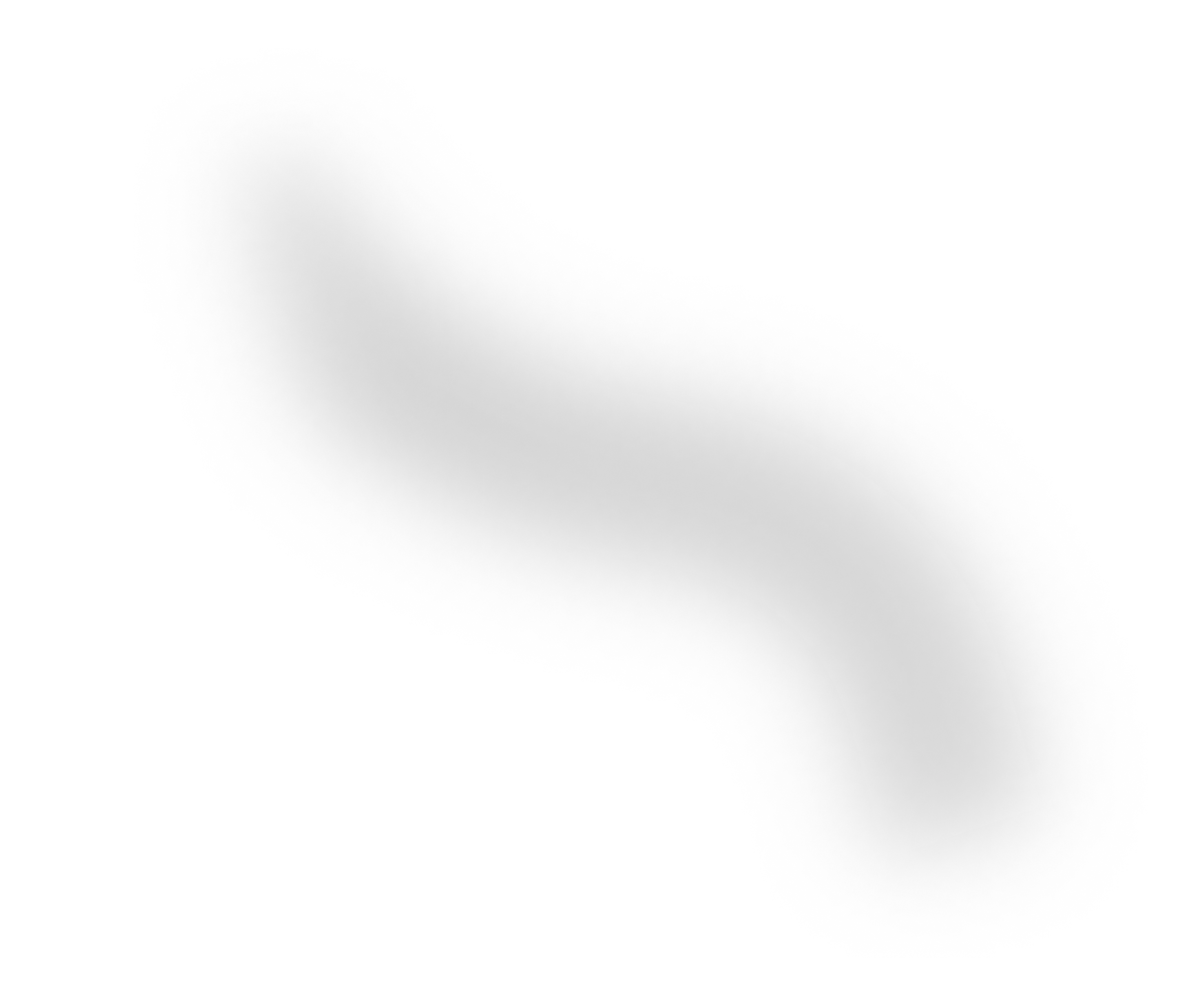 A black and white image of a curved object.