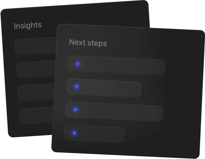 A set of three black buttons on a black background.