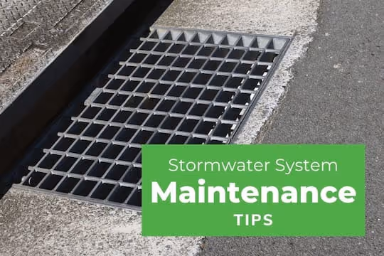 Stormwater System Maintenance Tips - Drainage