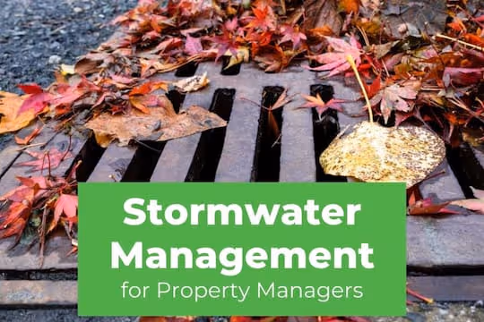 Stormwater Management for Property Managers - Drainage with leaves