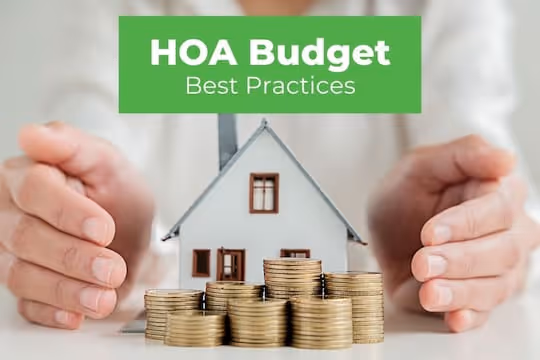 HOA Budget Best Practices - House with coins