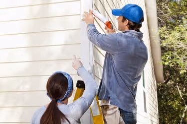 Repairing house exterior