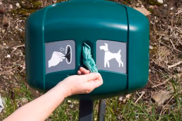 Pet waste bags dispenser