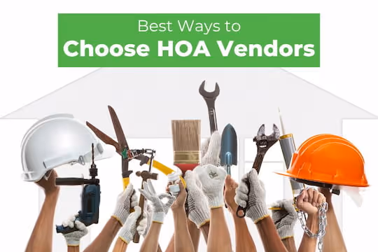 Best Ways to Choose HOA Vendors - Many hands holding Maintenance Tools
