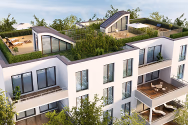 Apartment with green infrastructure