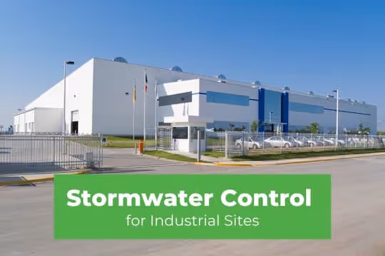 Stormwater Control for Industrial Sites - Industrial building