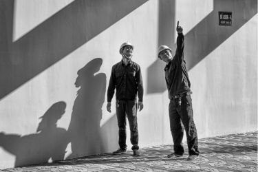 2 workers doing stormwater inspection.