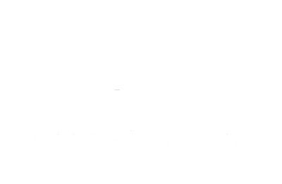 Associated Press logo in white