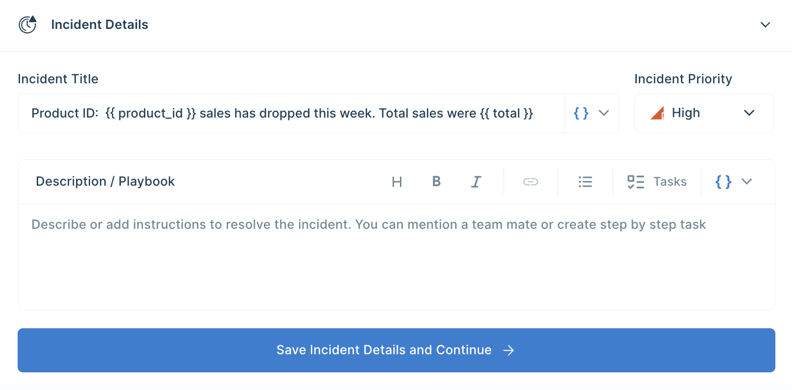 Configure incidents on Locale to provide better context to the users receiving alerts