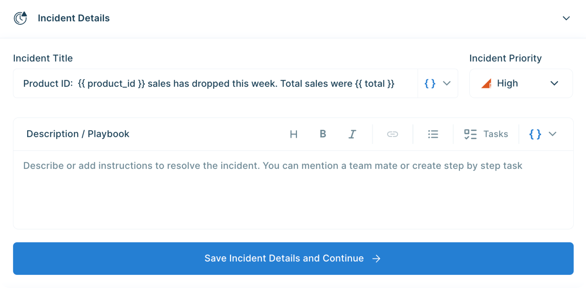 Configure incidents on Locale to provide better context to the users receiving alerts