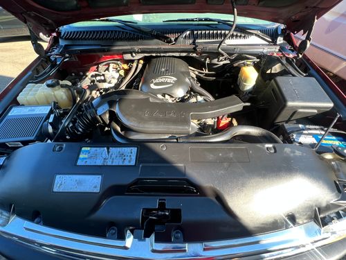 old truck engine detail