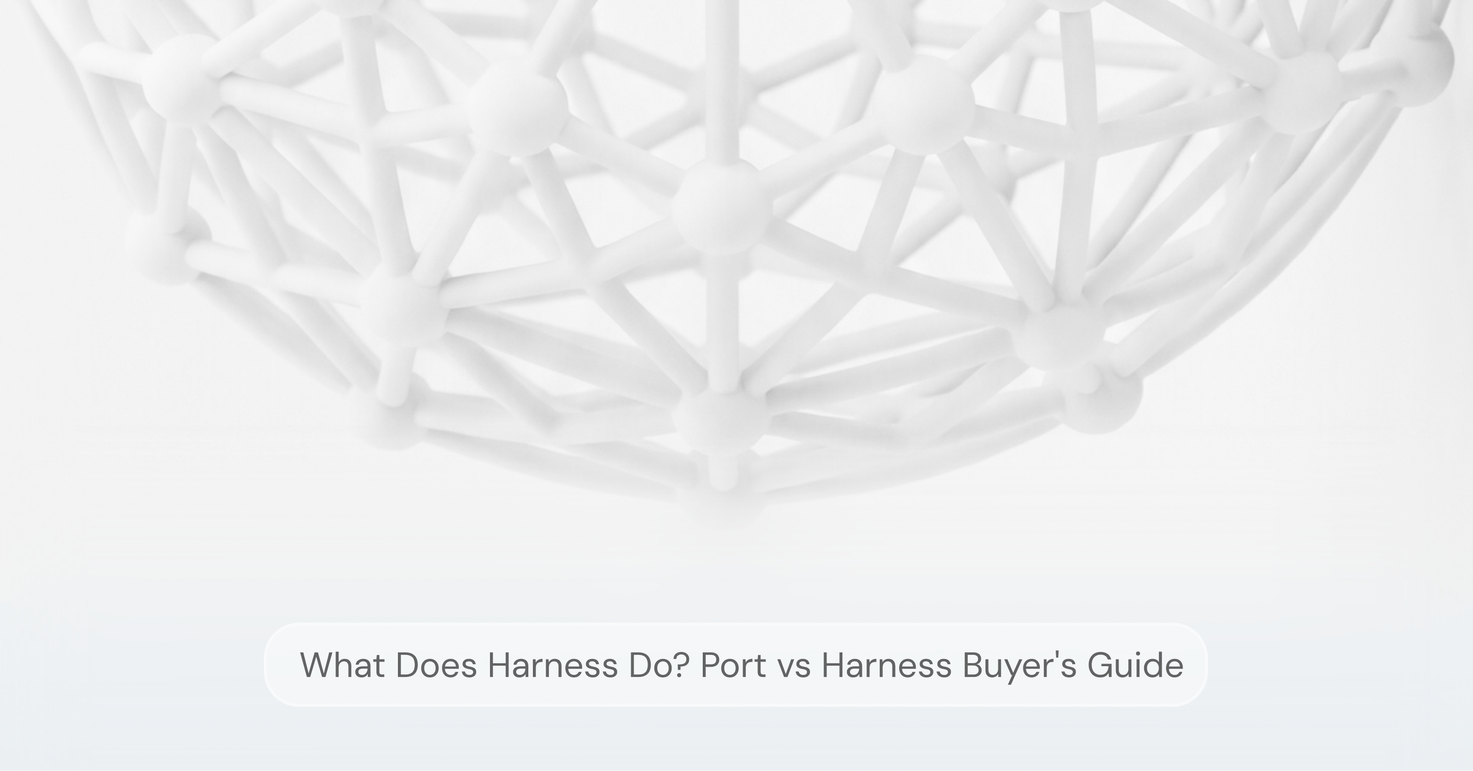 What Does Harness Do? Port vs Harness Buyer's Guide