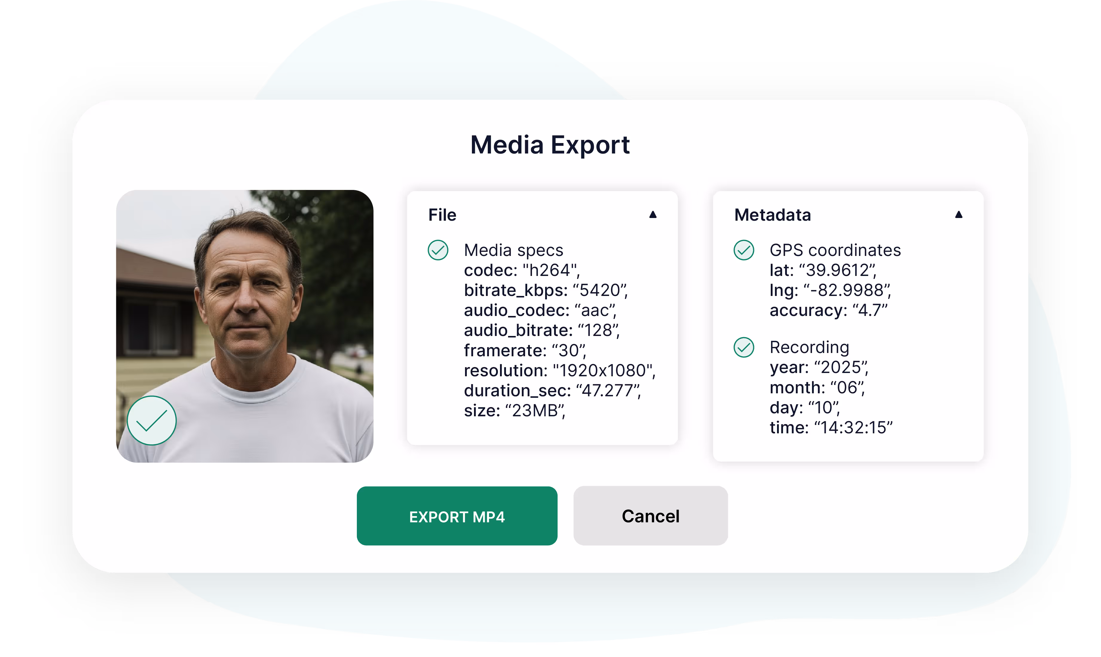 Ecanvasser app export