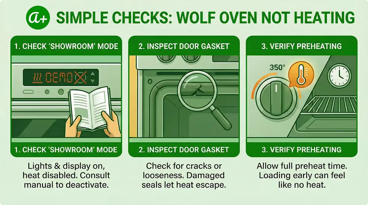 Simple Checks You Can Do First to your wolf oven