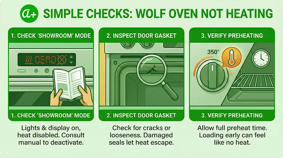 Simple Checks You Can Do First to your wolf oven