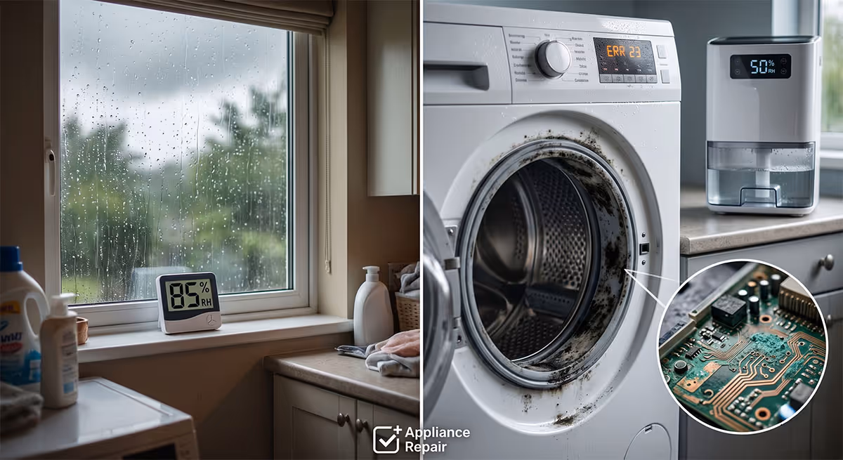 How High Humidity and the Rainy Season Damage Your Home Appliances