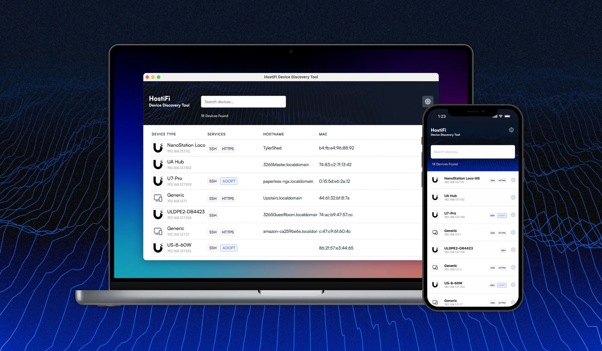 HostiFi Device Discovery Tool 3.0