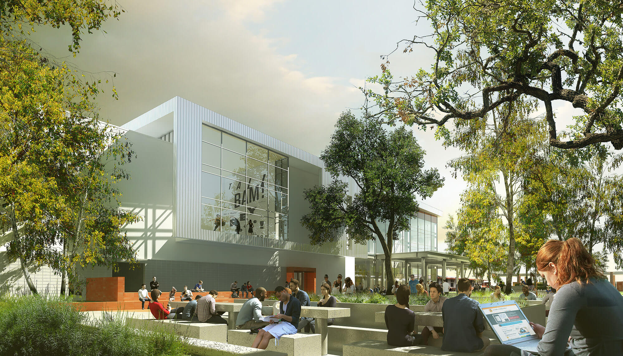 A photo of Grover Cleveland High School in Reseda, CA