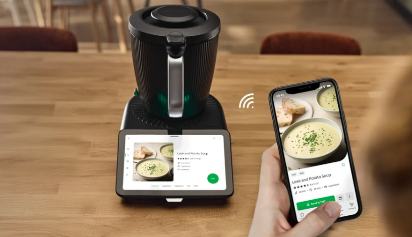 Send recipes from your phone straight to your TM5 through cookidoo app