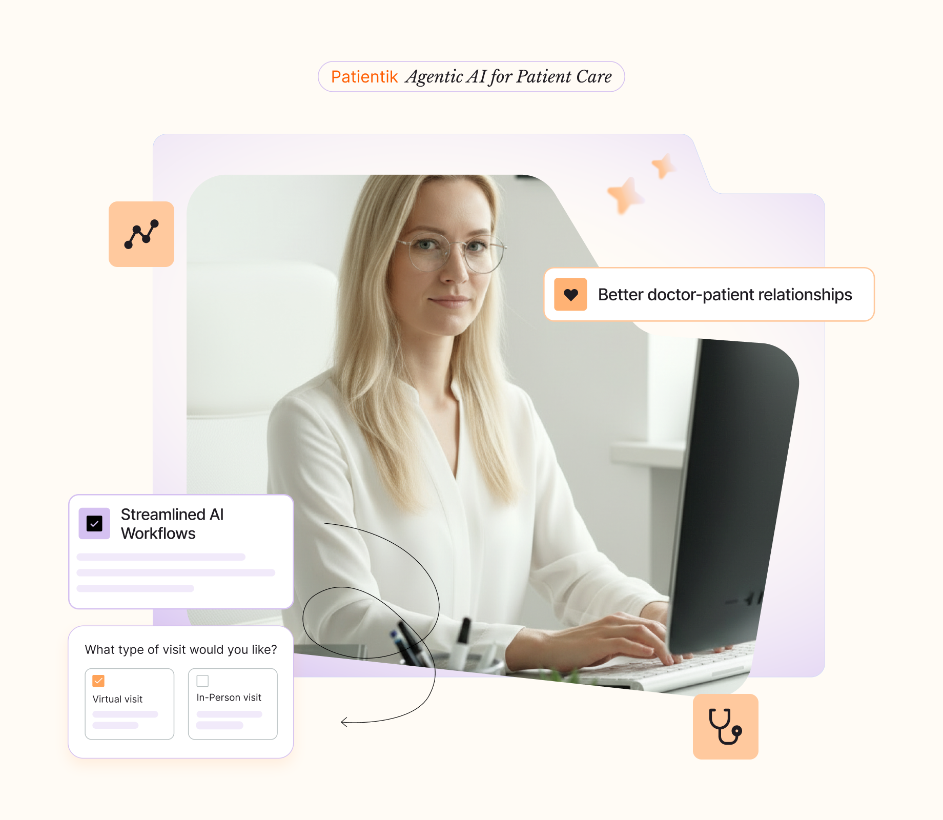 Branded illustration for tech startup