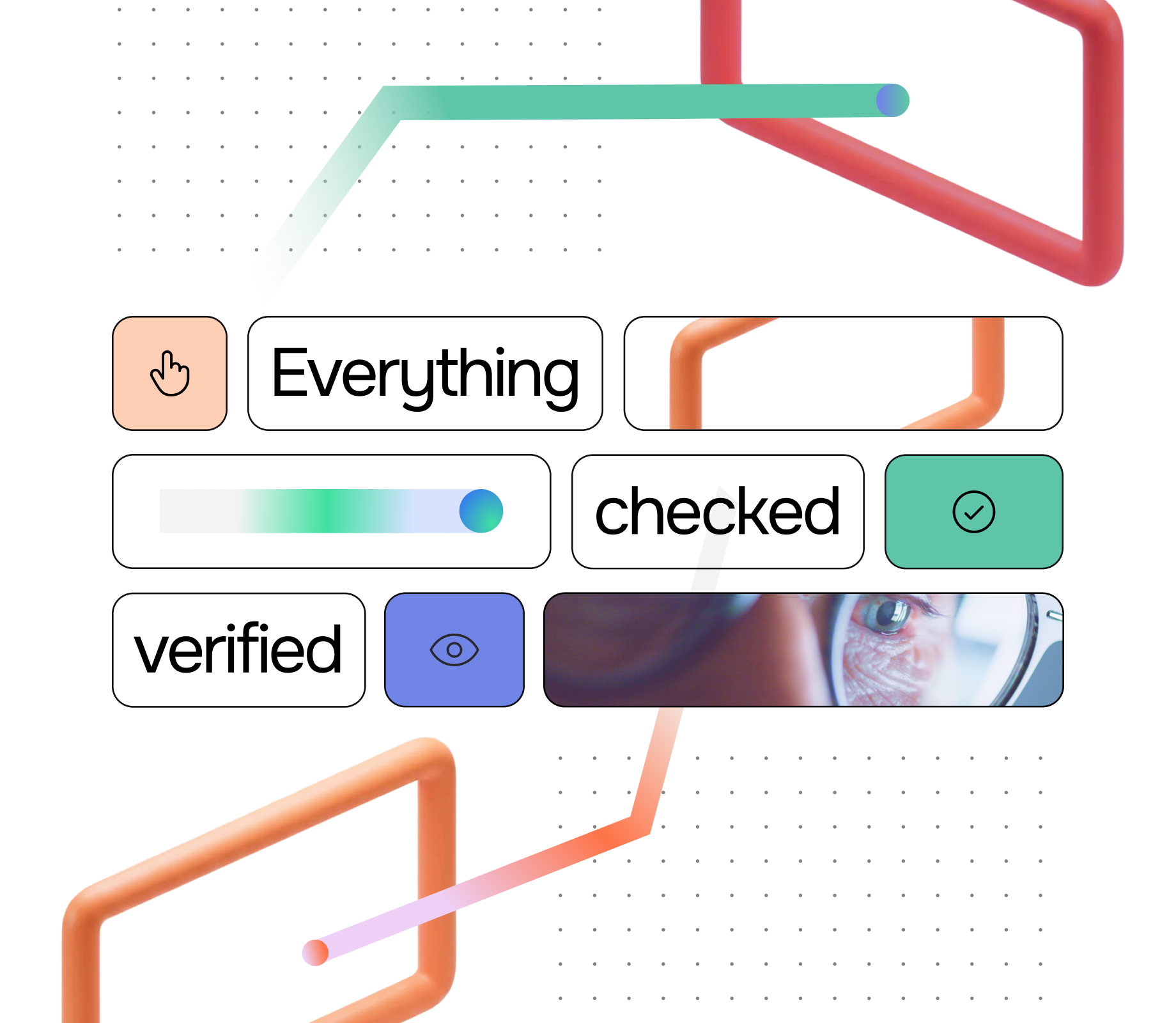 Branded illustration for tech startup