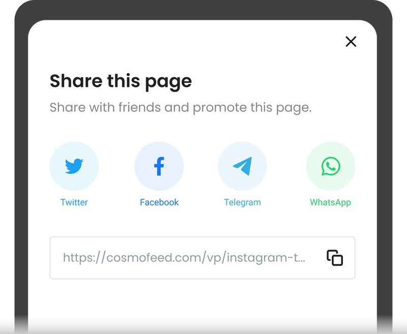 Cosmofeed Payment Page
