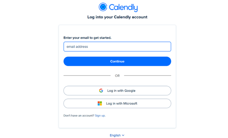  Log in to Your Calendly Account