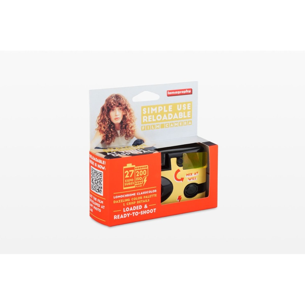 Lomography Simple Use Reloadable Film Camera LomoChrome Classicolor 200 ISO – 27 Exp.