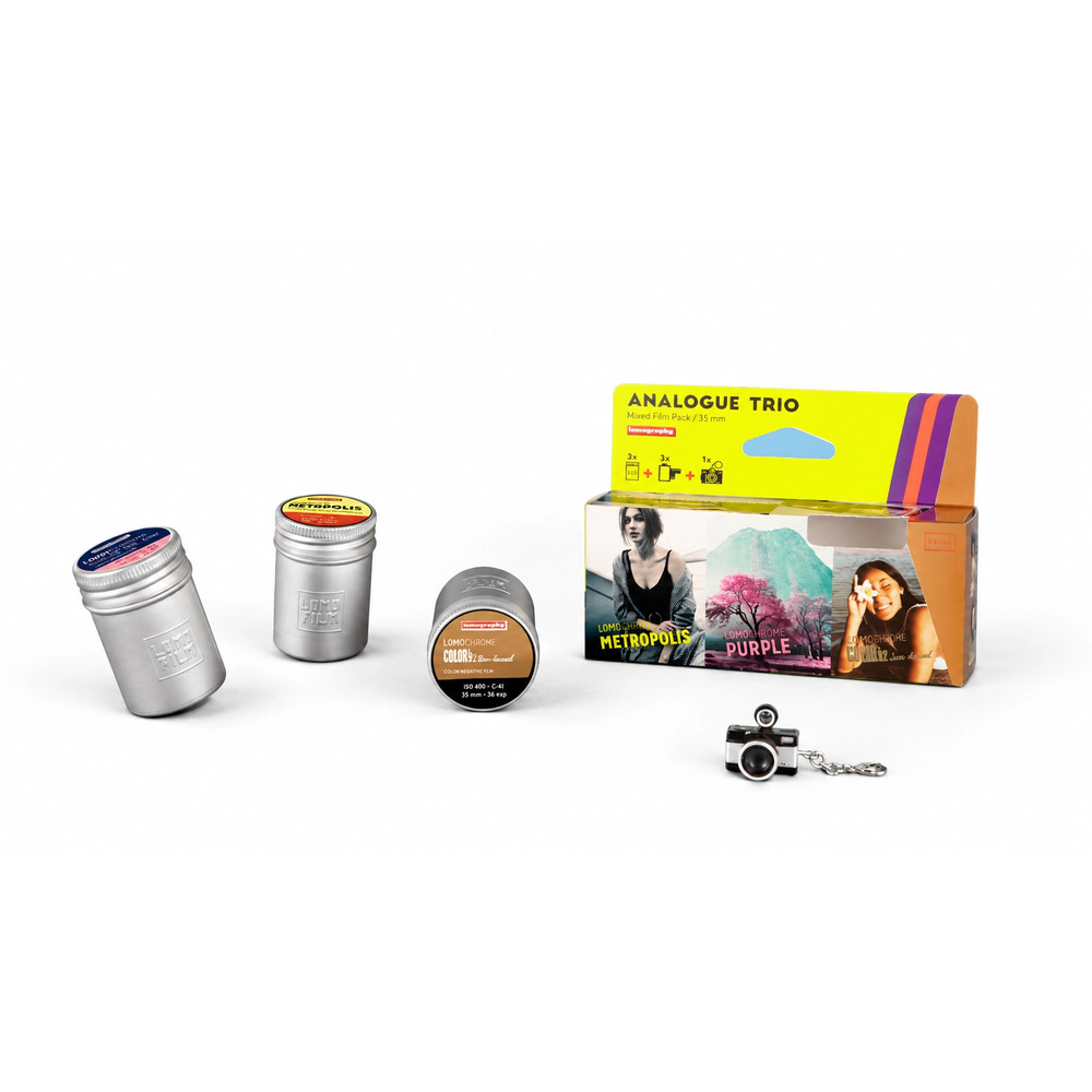 Lomography Analogue Trio 35mm Mixed Film Pack