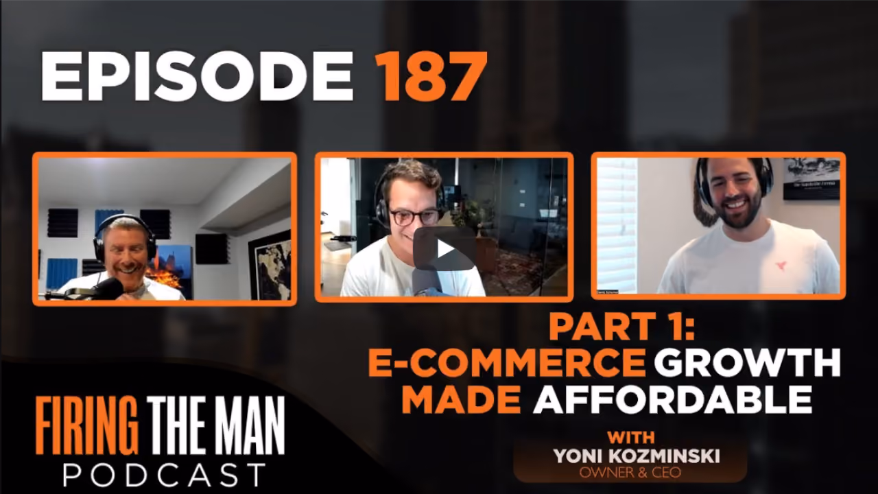 Ecommerce growth made affordable with Yoni Kozminski (Part 1)