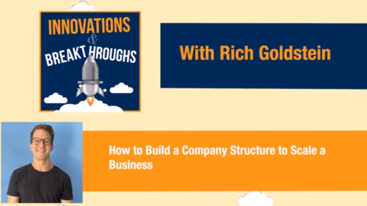 How to Build a Company Structure to Scale a Business