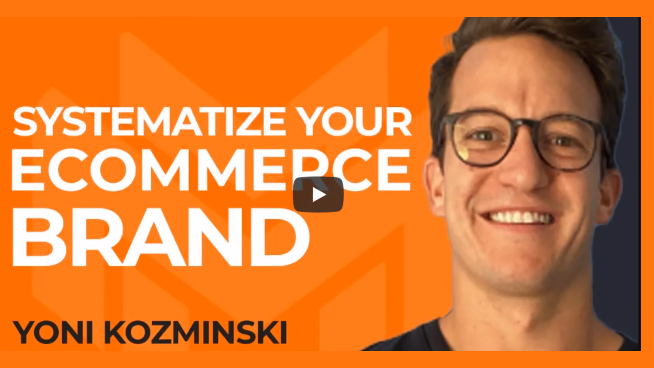 How to Scale Your Business Through Systemization With Yoni Kozminski